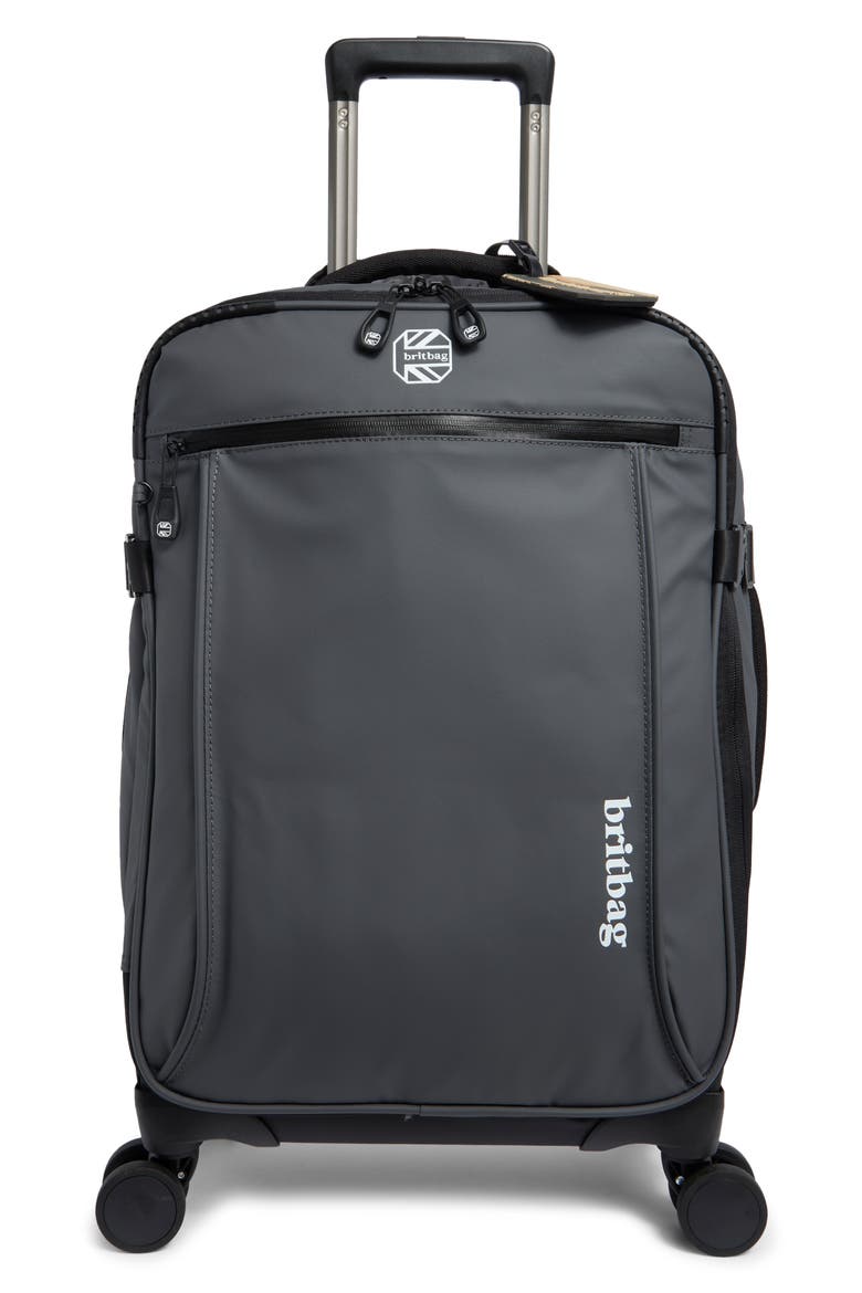 Penistone Softside 22-Inch Carry-On Spinner Suitcase, Main, color, CHARCOAL
