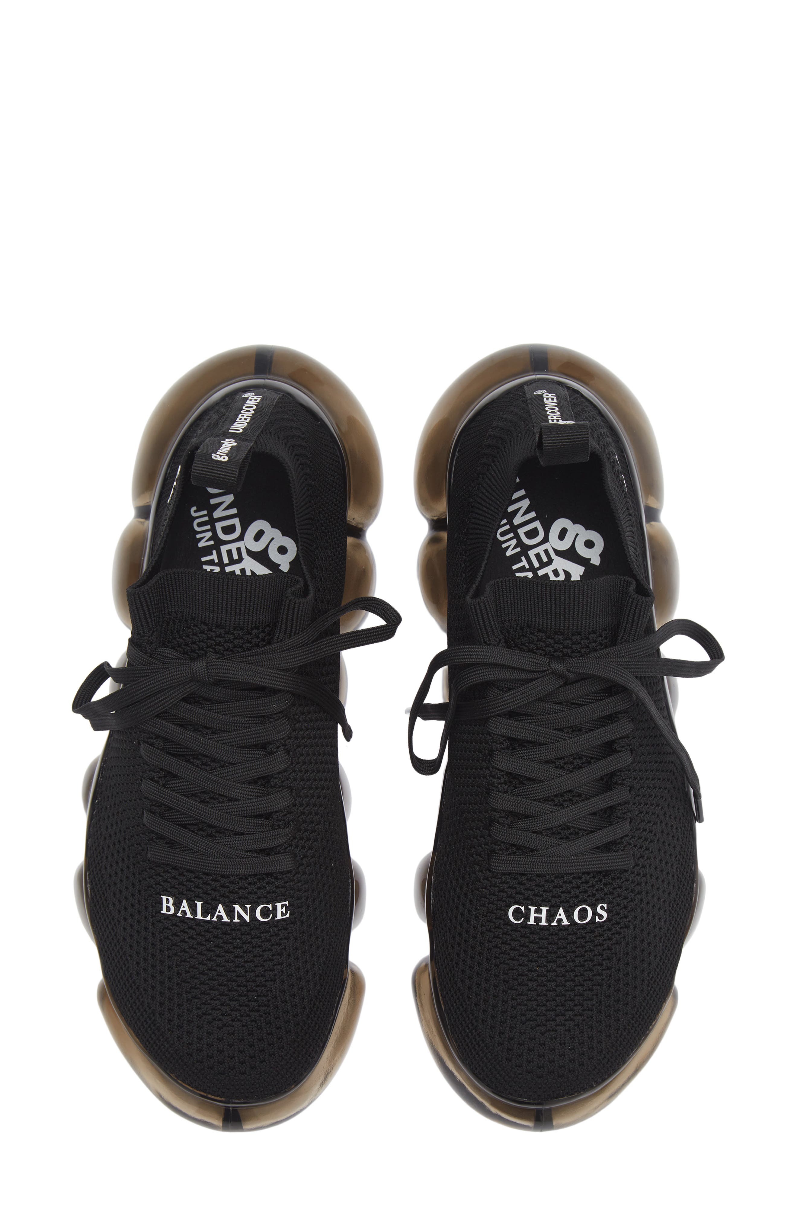 Undercover Knit Sneaker, Alternate, color, Black