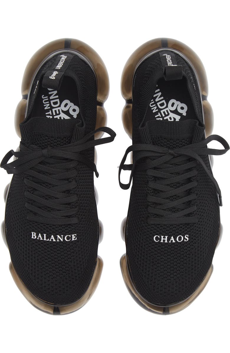 Undercover Knit Sneaker, Alternate, color, Black