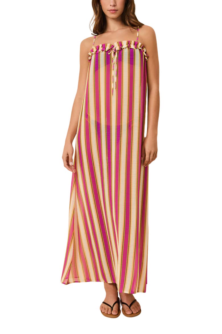 The Ayden Cover-Up Dress, Main, color, SOUTH BEACH STRIPE