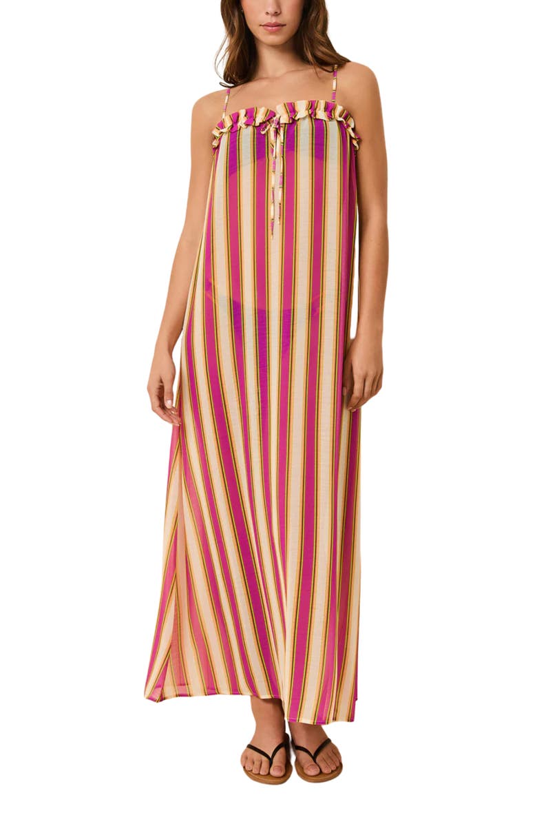 Solid & Striped The Ayden Cover-Up Dress, Main, color, South Beach Stripe