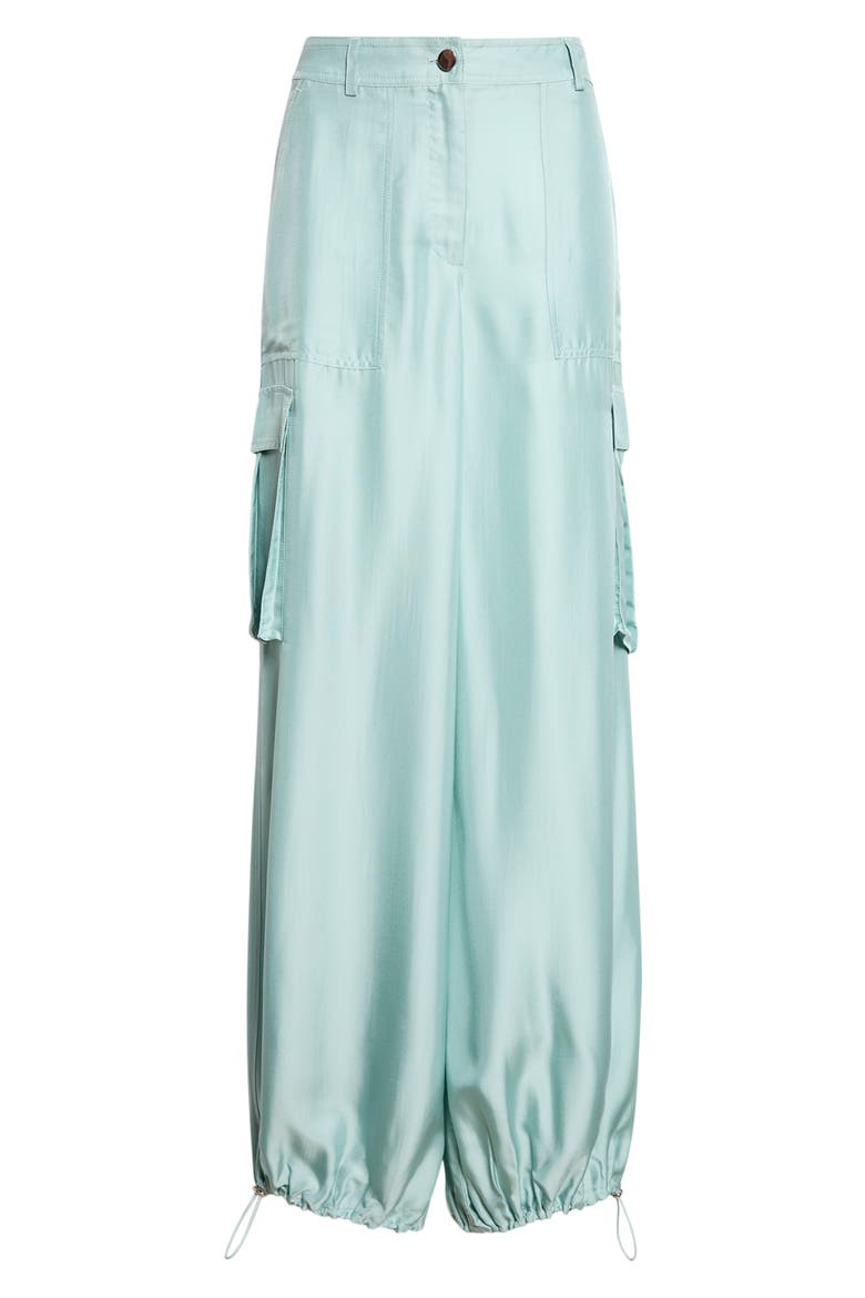 James Wide Leg Cargo Pants, Alternate, color, SEABREEZE