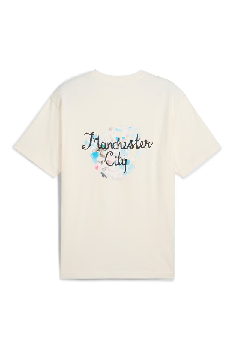 x KidSuper MCFC Cotton Graphic T-Shirt, Alternate, color, WARM WHITE-PUMA BLACK