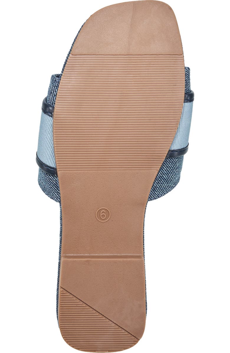 True Religion Remy Logo Band Sandal, Alternate, color, Denim