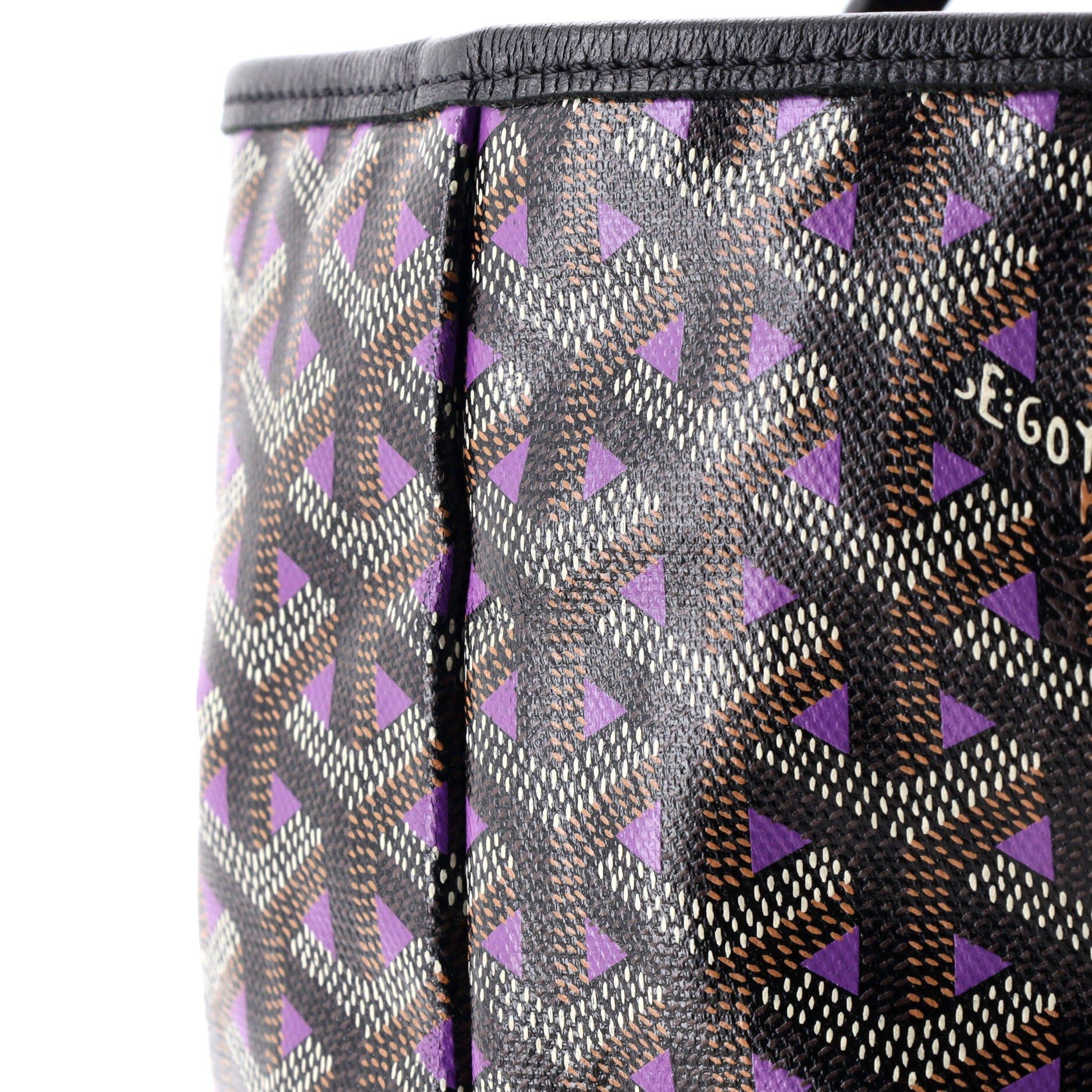 Saint Louis Tote Claire Voie Coated Canvas PM, Alternate, color, Purple