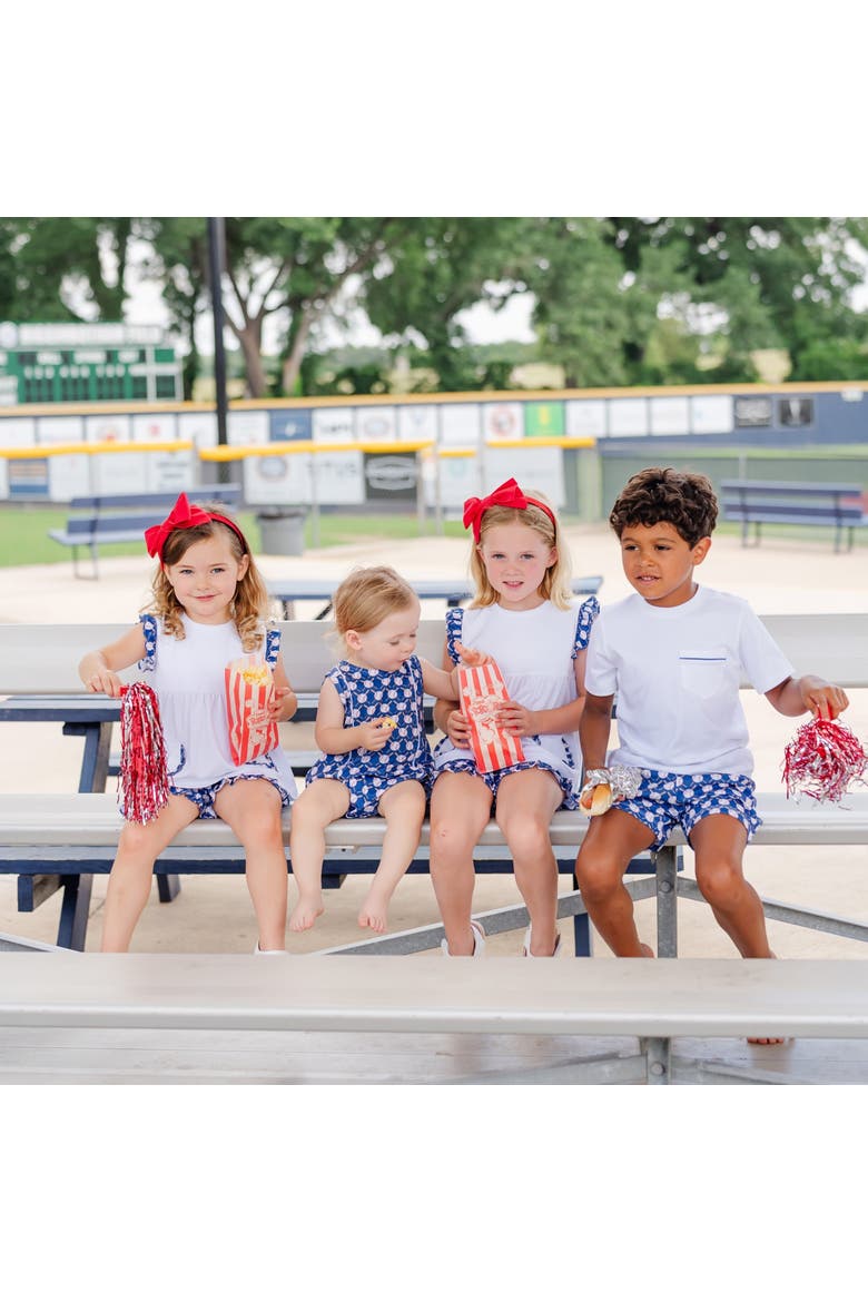 Gentry Girls' Short Set, Alternate, color, Up at Bat Baseball