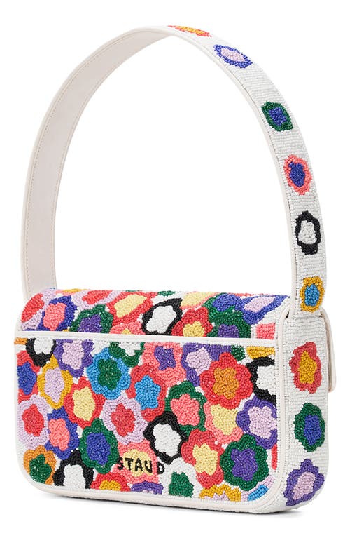 Staud Tommy Beaded Shoulder Bag In Multi
