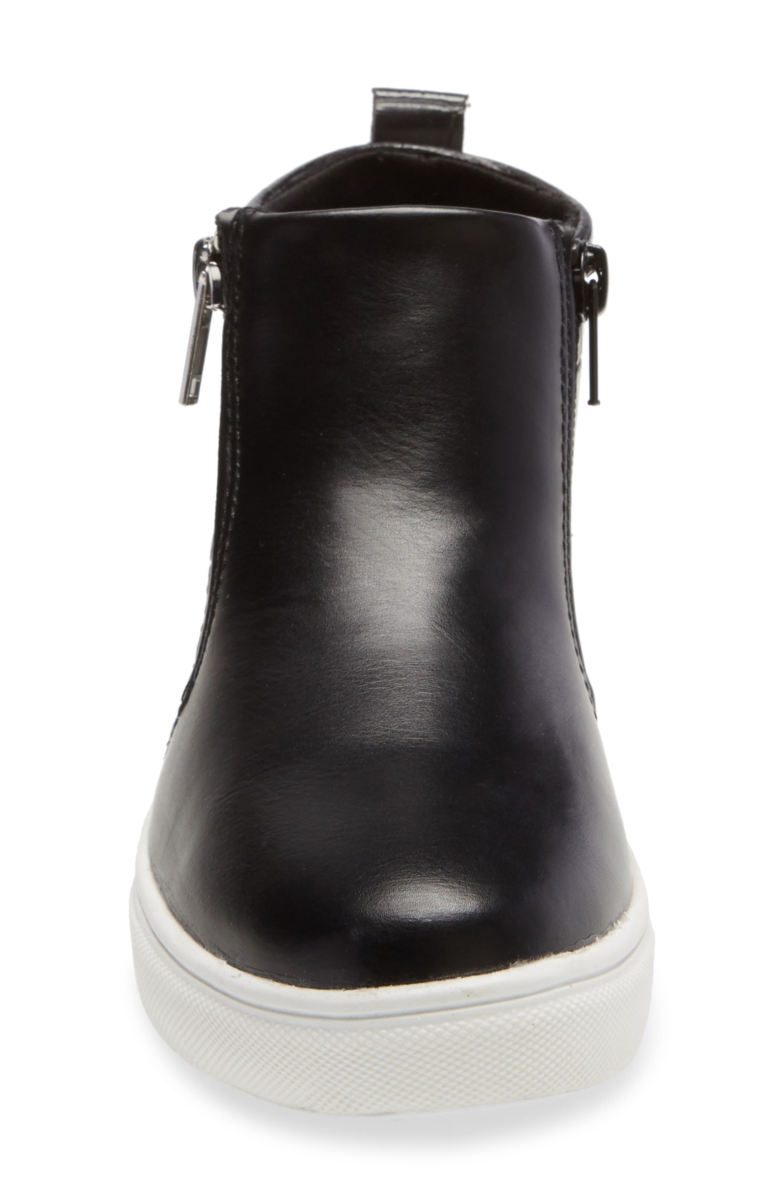 JReggie Zip Sneaker, Alternate, color, BLACK CROCO