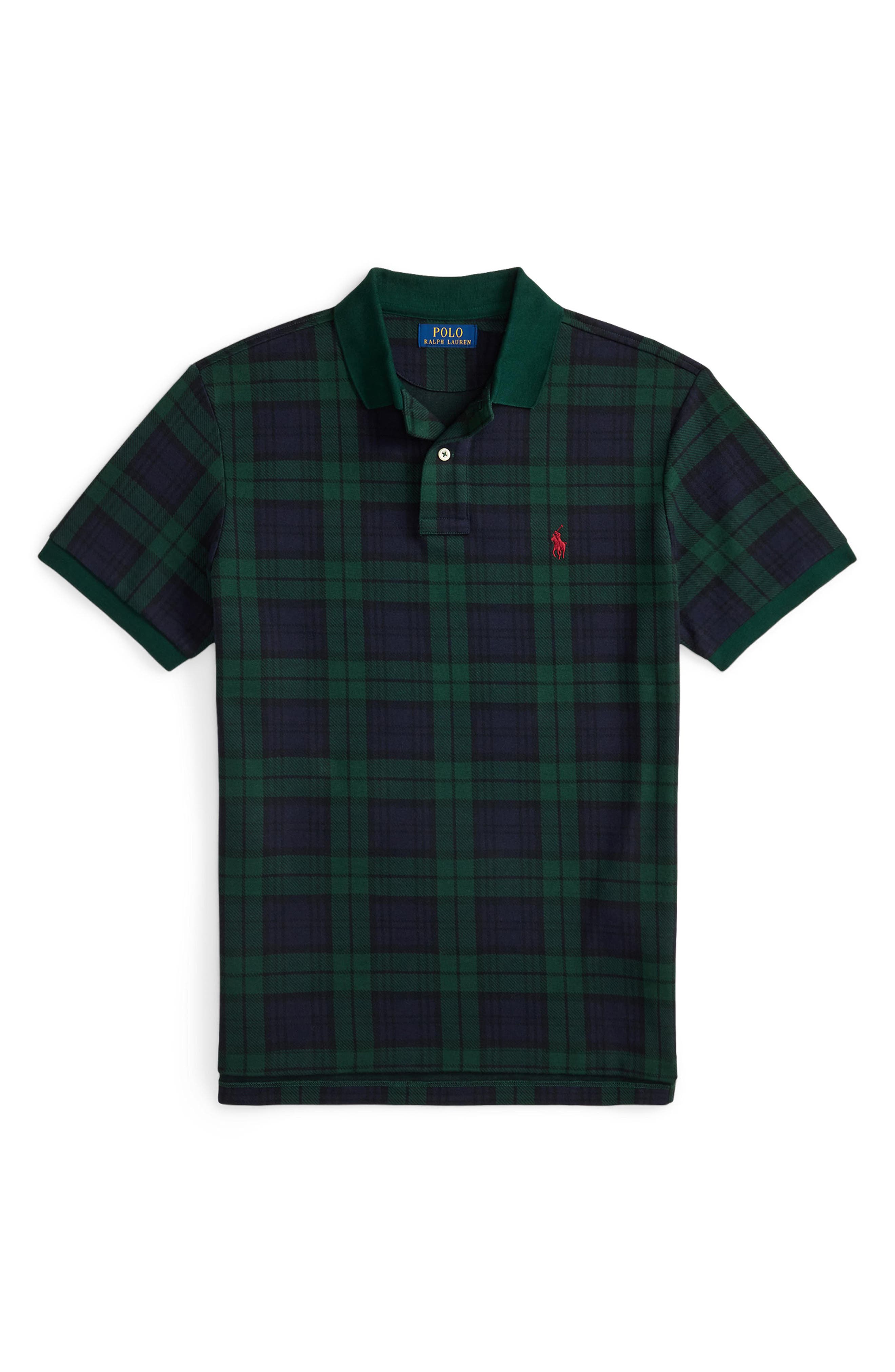 Polo Ralph Lauren Classic Fit Palid Jacquard Cotton Polo (Men
