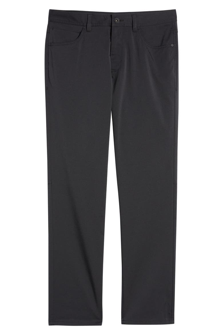 Islandzone Performance Stretch Recycled Polyester Pants, Alternate, color, BLACK