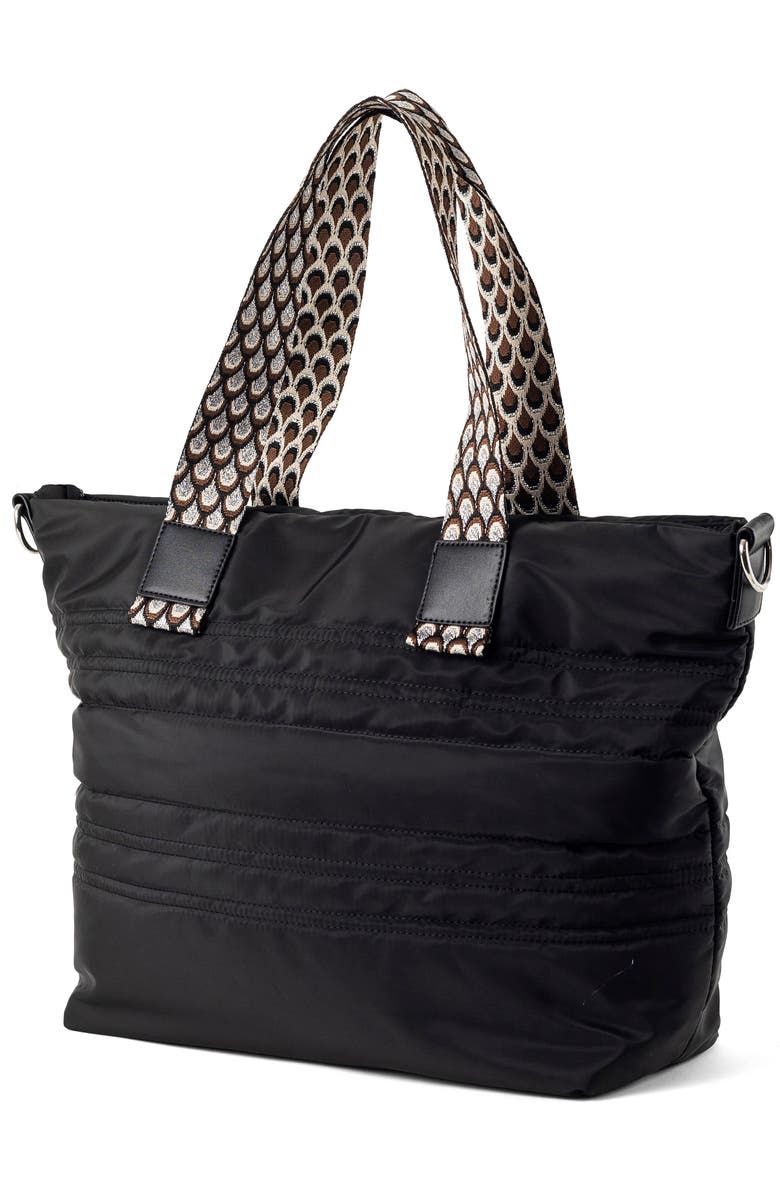 Urban Originals Hear the Music Nylon Tote, Alternate, color, Black