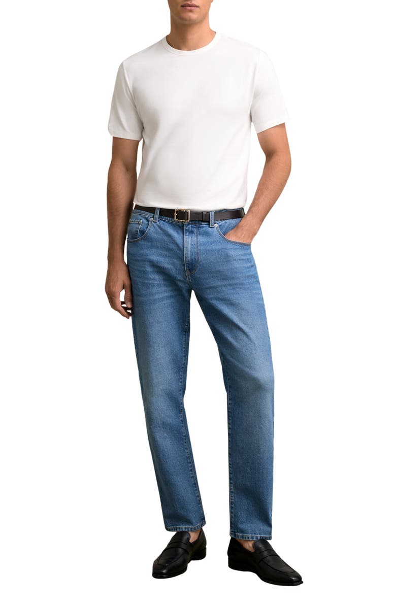 Reiss Joe Stretch Cotton T-Shirt, Alternate, color, White