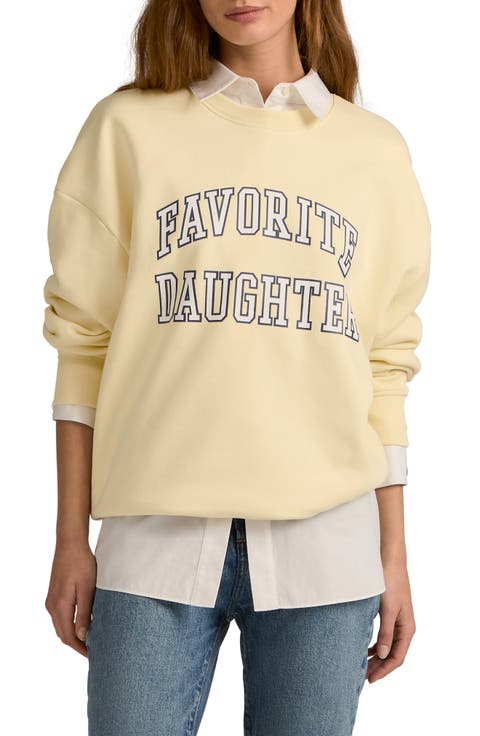 Collegiate Cotton Blend Sweatshirt