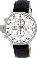 INVICTA I-Force Chronograph Canvas Strap Watch, 46mm