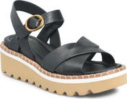 Söfft Ruthie Ankle Strap Platform Wedge Sandal