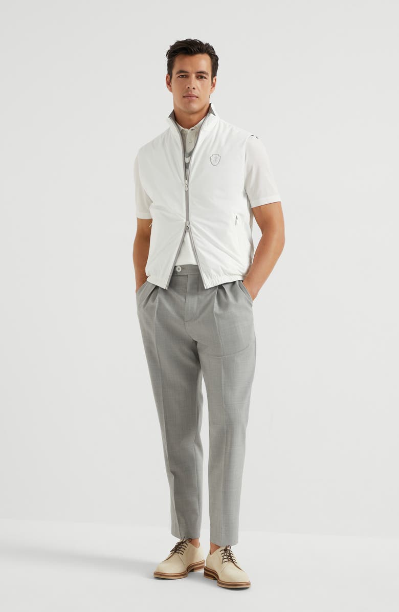 Brunello Cucinelli Polo with pocket and logo, Alternate, color, 