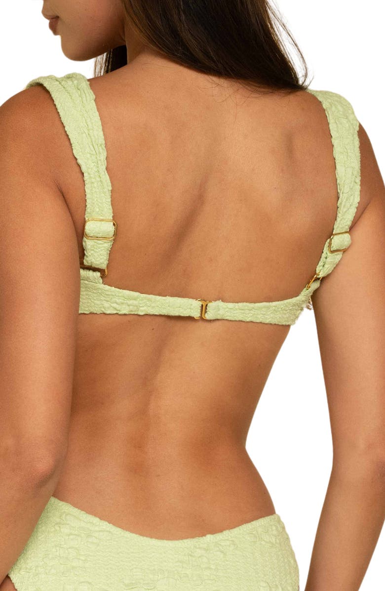 MONTCE Avo Petal Floral Jacquard Underwire Bikini Top, Alternate, color, Avocado Floral Texture