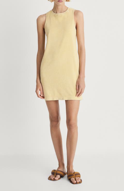 Overdyed Cotton Blend Terry Nightgown