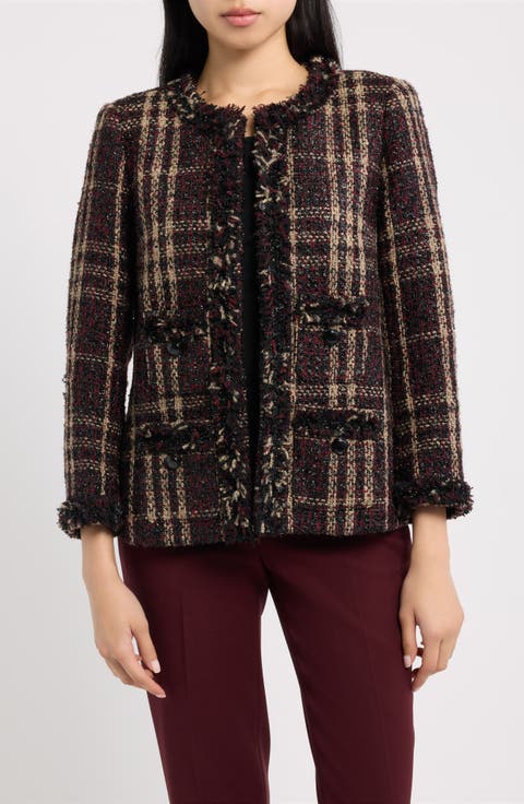 Metallic Tweed Jacket