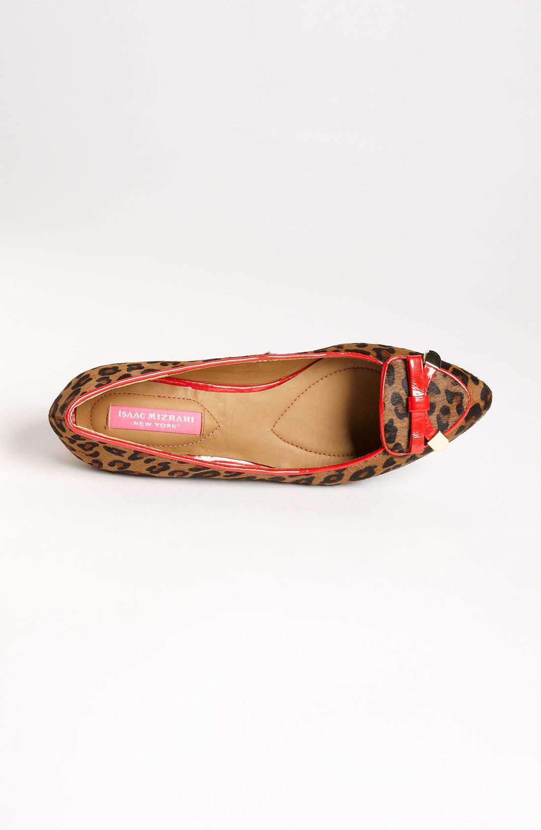 'Deborah' Flat, Alternate, color, LEOPARD RED