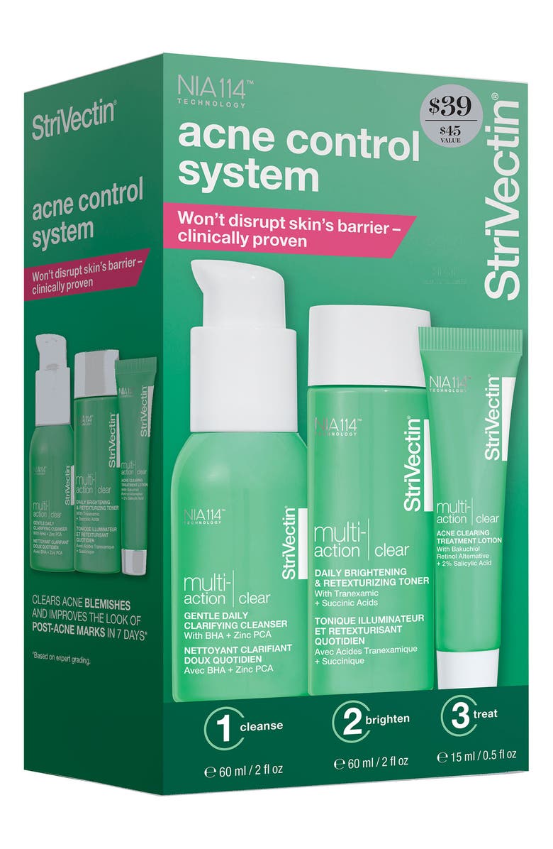 StriVectin<sup>®</sup> Multi-Action Clear: Acne Control System 30-Day Set USD $45 Value, Alternate, color,