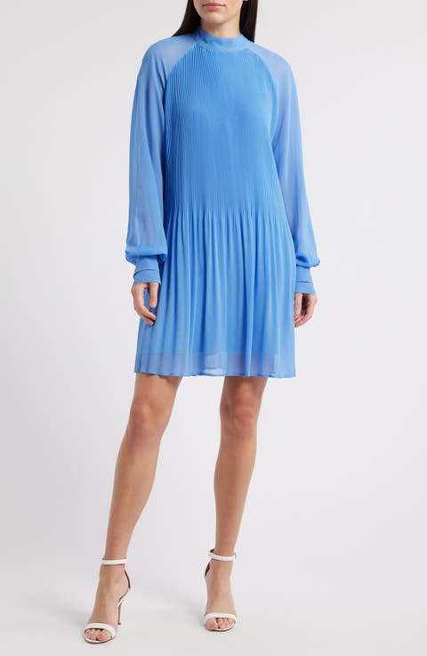 Dolumi Long Sleeve Shift Dress