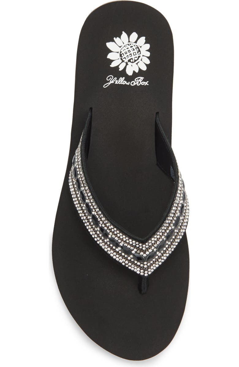 Yellow Box Premium Marcy Flip Flop Sandal, Alternate, color, Black