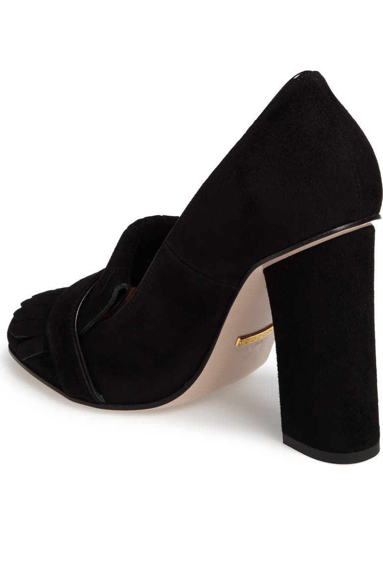 Gucci Marmont Kiltie Loafer Pump, Alternate, color,