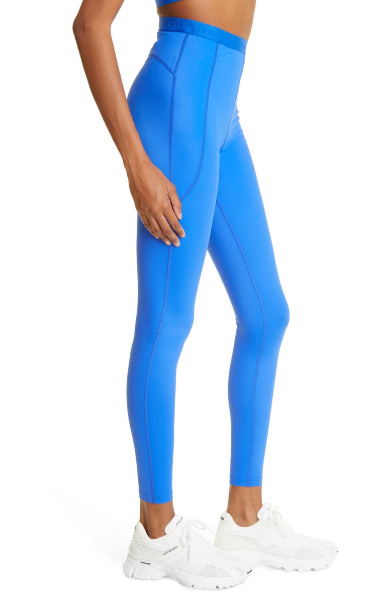 Balenciaga Sporty B Leggings, Alternate, color,