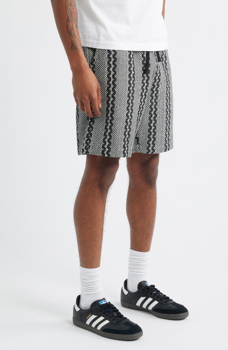 ICECREAM Dairy Embroidered Shorts, Alternate, color, Whisper White