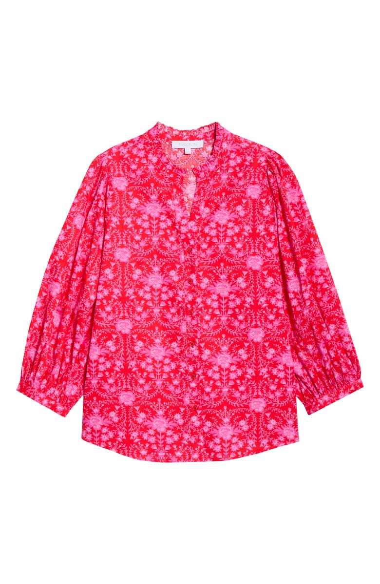 SUGARLIPS Cecy Floral Ima Button-Up Shirt, Alternate, color, 