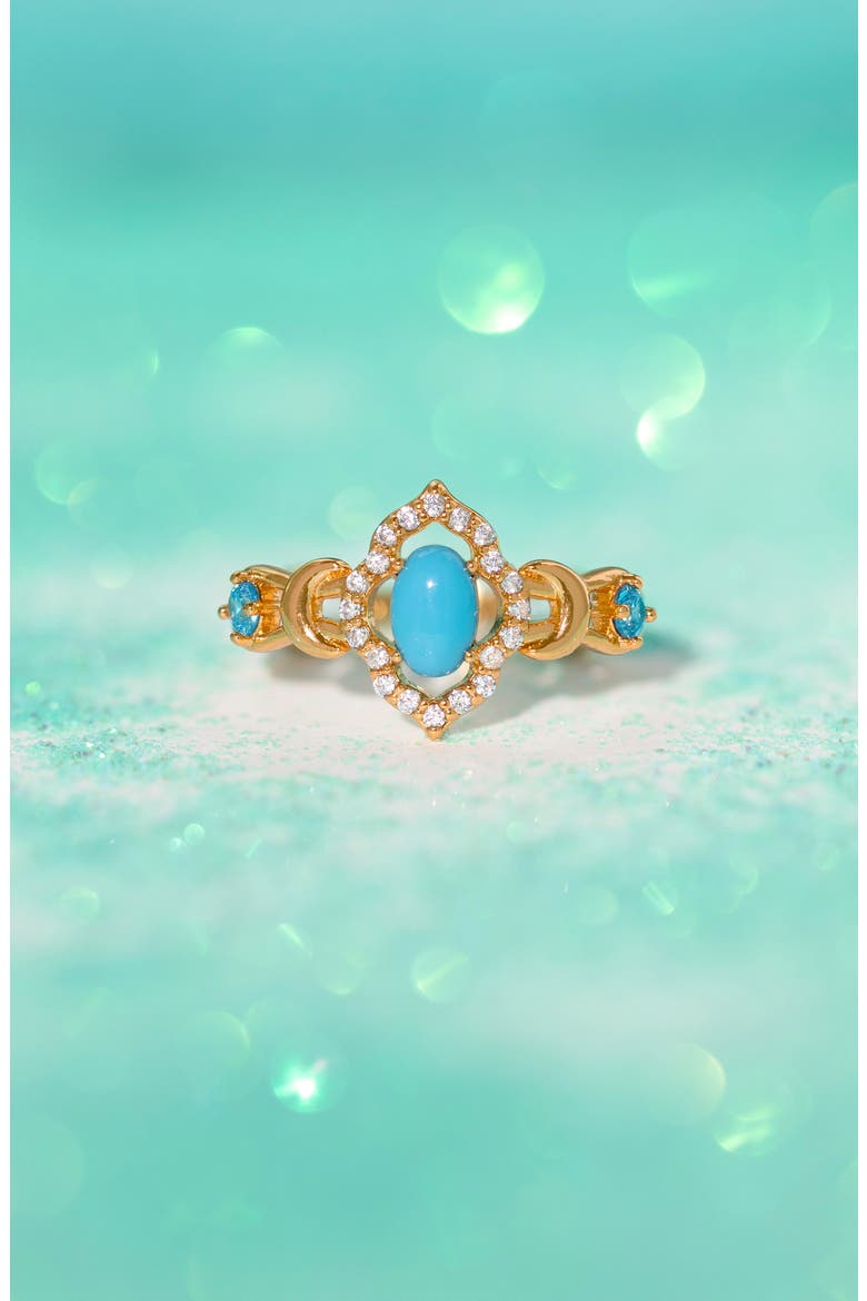 Disney Princess Jasmine Ring, Alternate, color, GOLD/ BLUE
