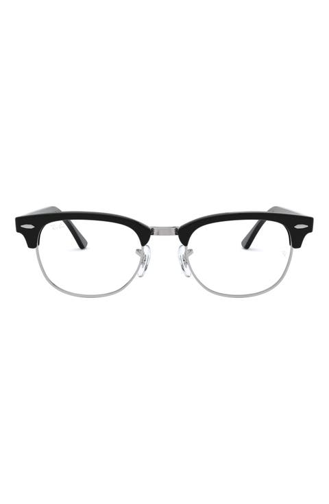 53mm Square Clubmaster Optical Glasses