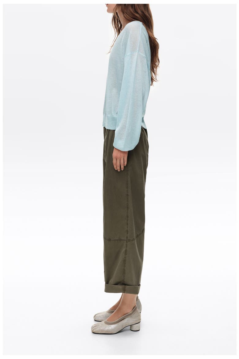 Wool V-Neck Sweater, Alternate, color, LIGHT BLUE