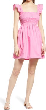 French Connection Isla Organic Cotton Poplin Minidress