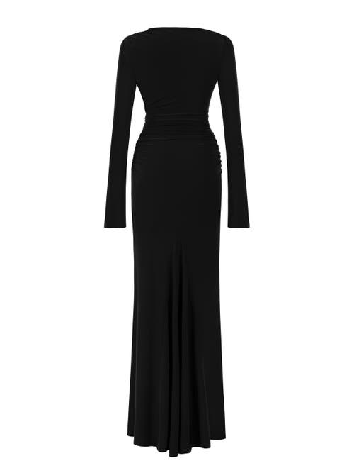 NOCTURNE NOCTURNE KNOTTED LONG DRESS