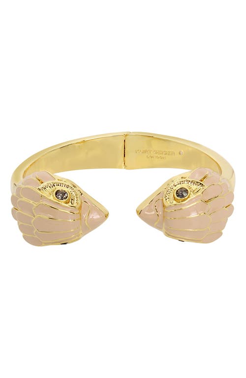 KURT GEIGER KURT GEIGER LONDON ENAMEL EAGLE HINGE CUFF BRACELET