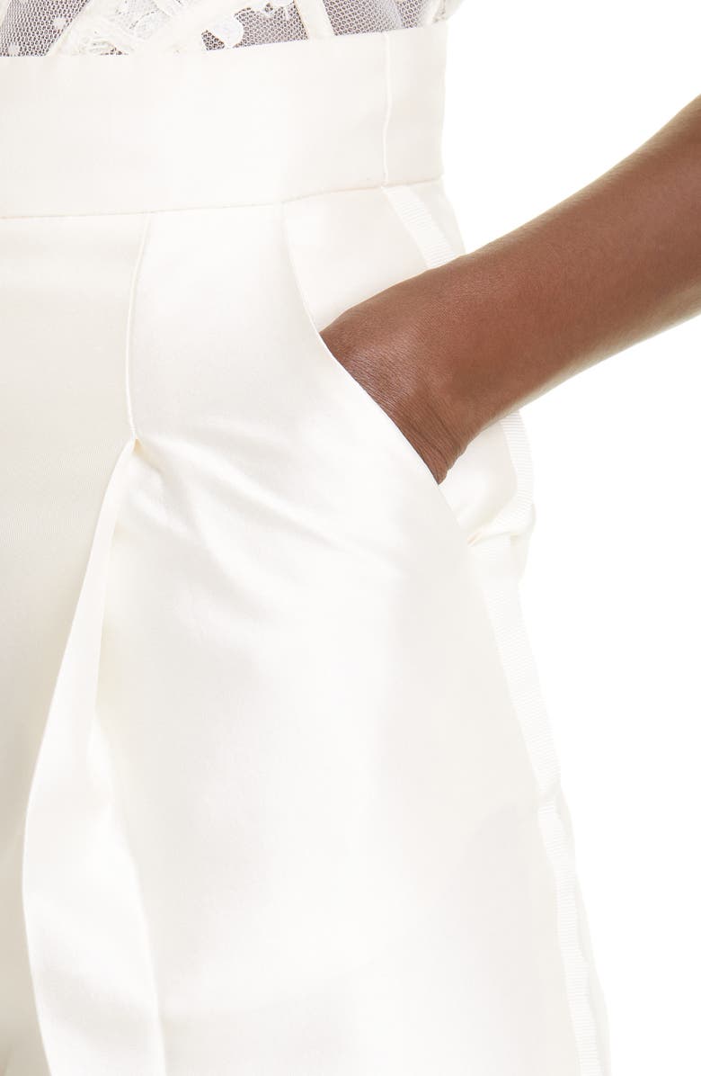 Zimmermann Zimmerman Dancer Wool & Silk Bermuda Shorts, Alternate, color,