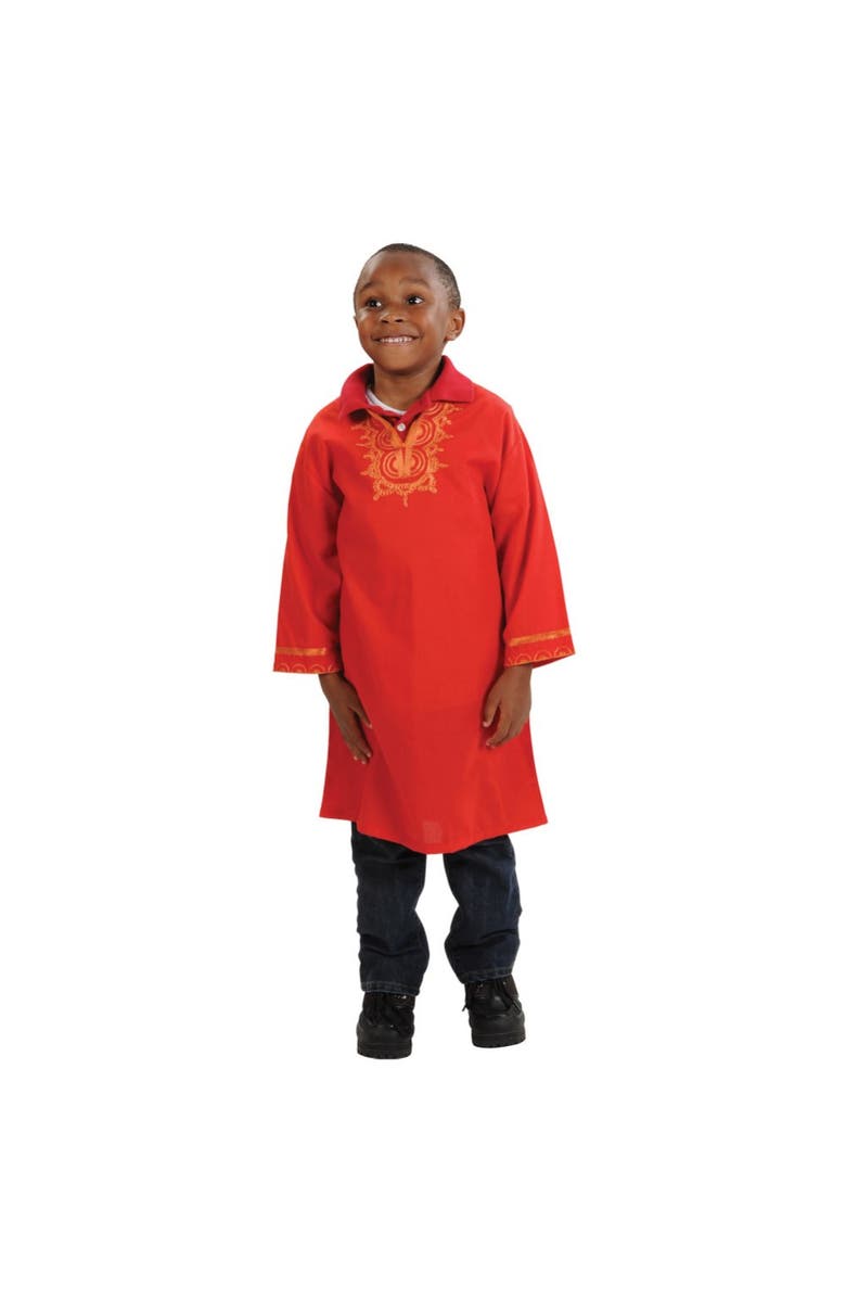 Kaplan Early Learning Company Festive Indian Kurta Boy Garment, Main, color, Red