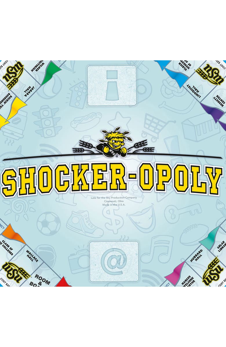Late for the Sky Wichita State University Shockeropoly Monopoly Board Game, Alternate, color, Multicolored