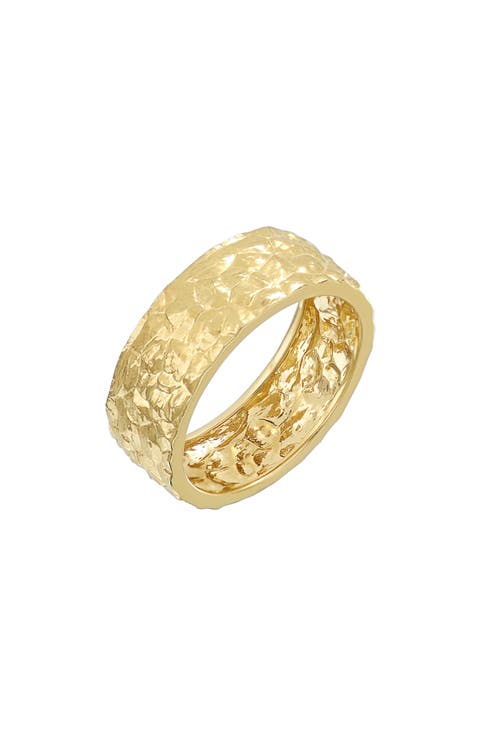 14K Gold Hammered Band (Nordstrom Exclusive)