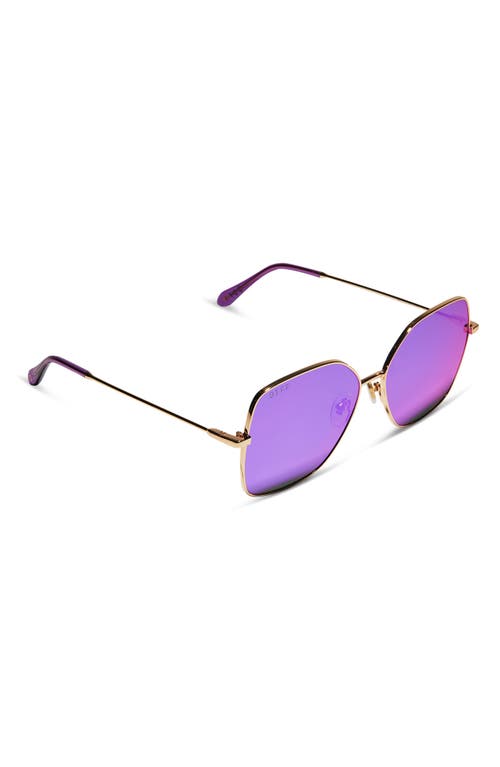 DIFF DIFF IRIS 59MM SQUARE SUNGLASSES
