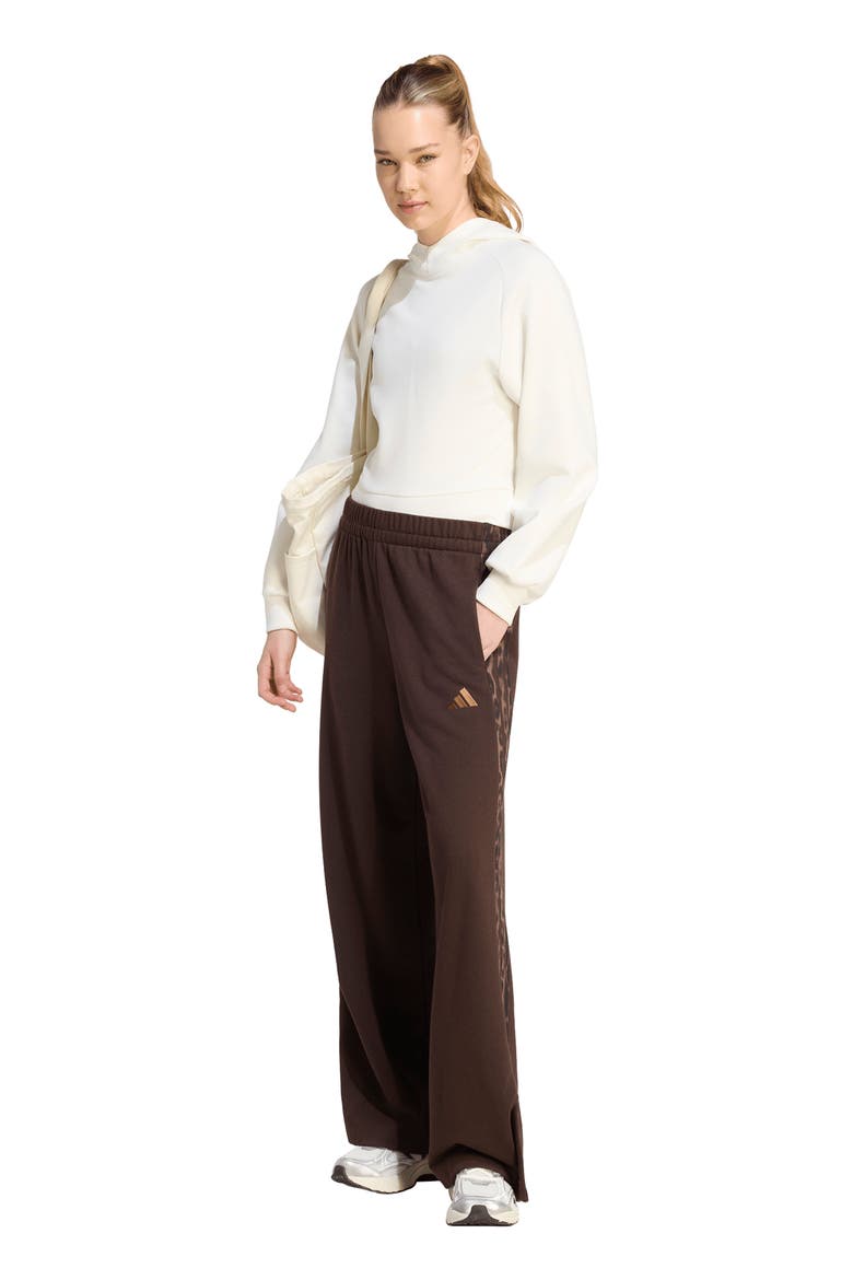 Wide Leg Pants, Alternate, color, COFFEE/ MULTI/ BROWN
