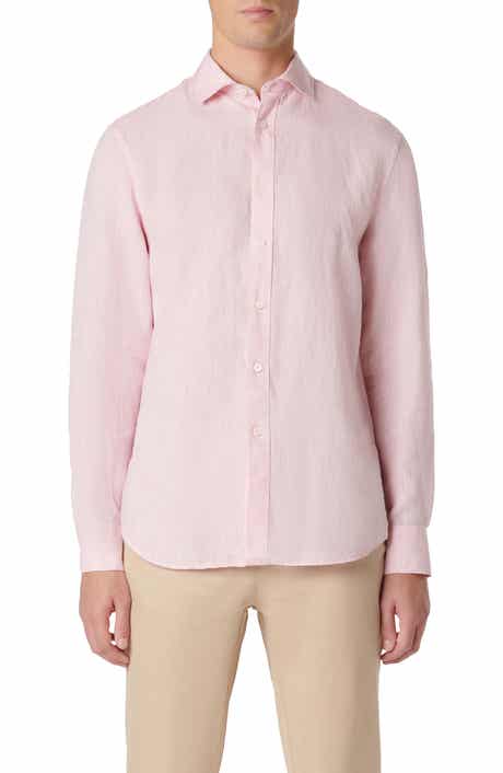 Bugatchi Axel Linen Button-Up Shirt