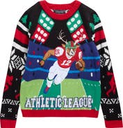 33 DEGREES Kids' Reindeer Athletic League Sweater