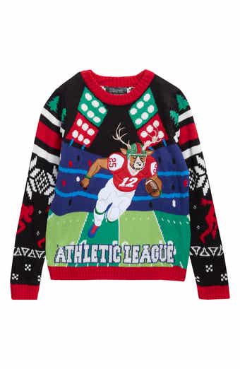 Kids' Reindeer Athletic League Sweater