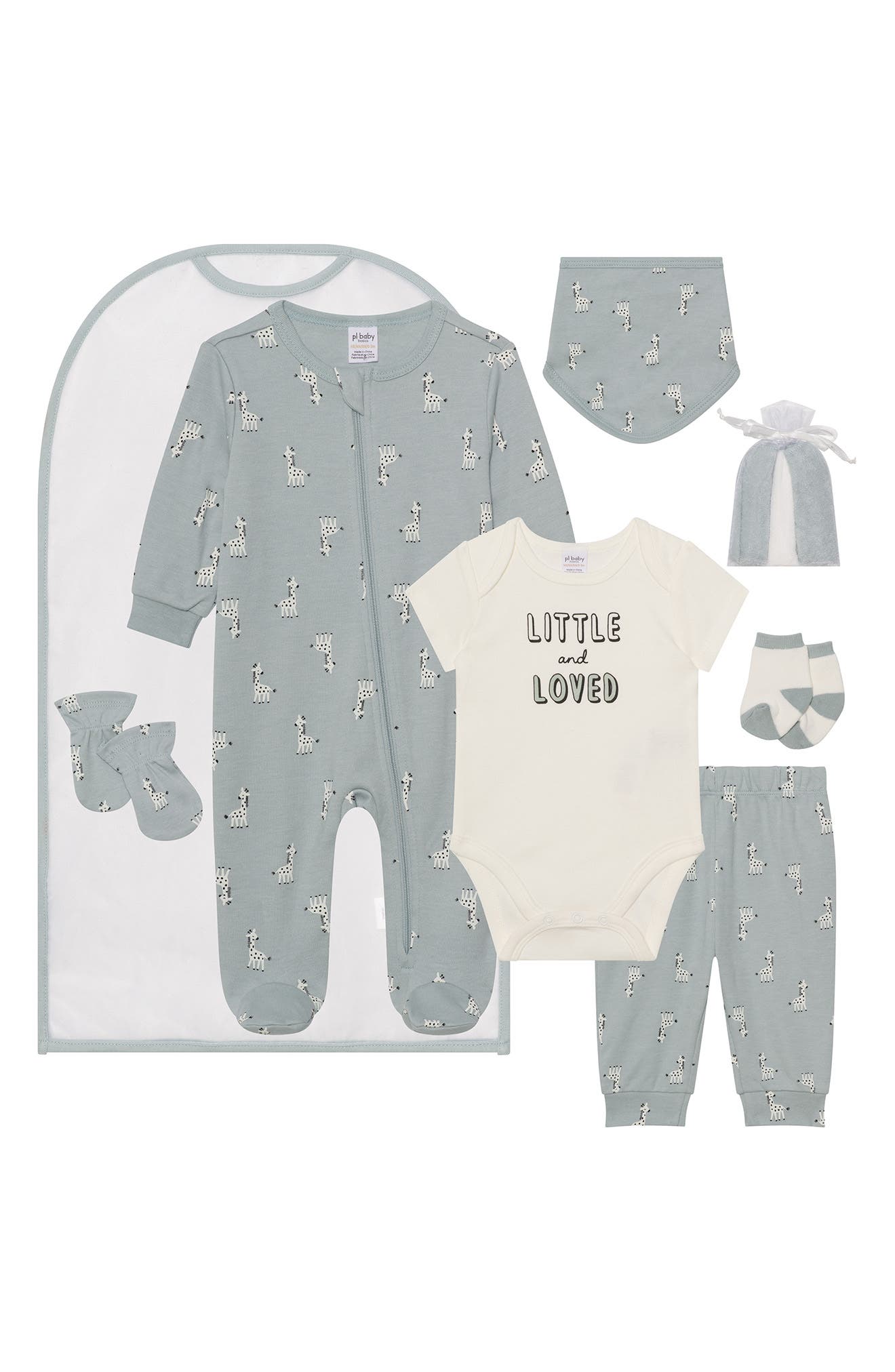 PL Baby by Petit Lem Giraffe Layette Set