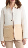 Jones New York Colorblock Quilted Barn Jacket