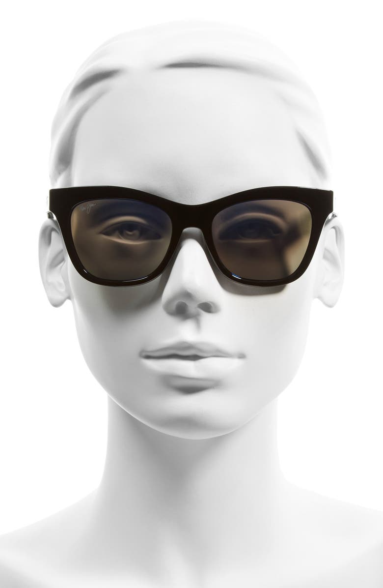 Maui Jim Sweet Leilani 53mm PolarizedPlus2<sup>®</sup> Cat Eye Sunglasses, Alternate, color,