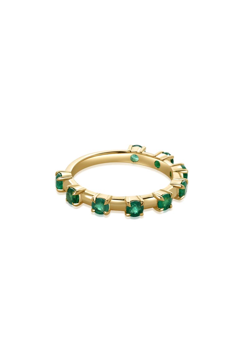 Floating Emerald Band Ring, Alternate, color, 14K YELLOW GOLD